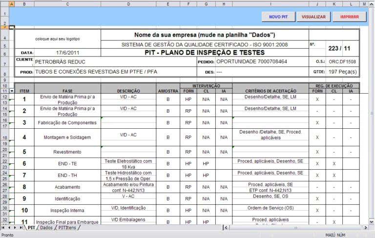 Planilha De Controle De Epi E Seguran A Do Trabalho Excel Gr Tis