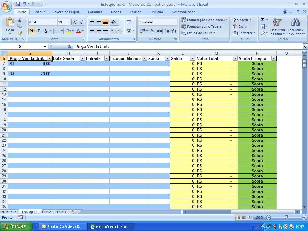 Planilha Excel Controle De Estoque Planilha Pronta Para Usar My Xxx Hot Girl 0169
